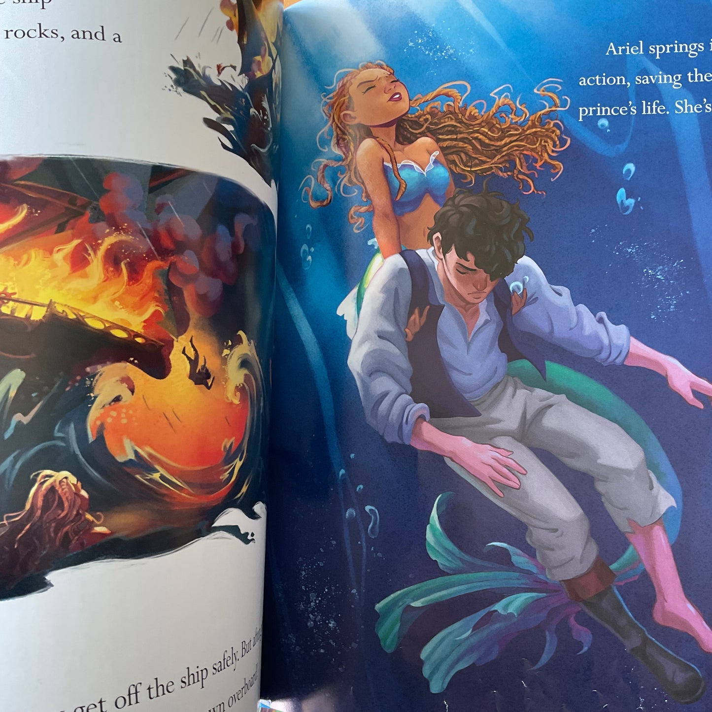 The Little Mermaid; make a Splash Hardcover Book
