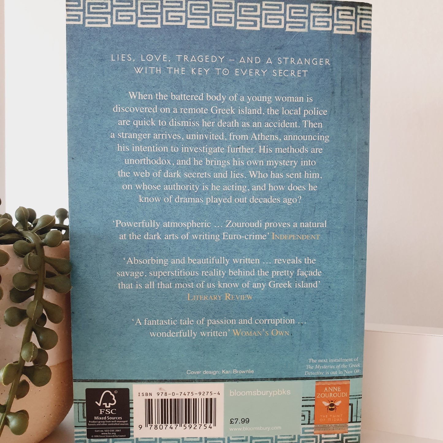 The Messenger of Athens by Anne Zouroudi - Adult Reads