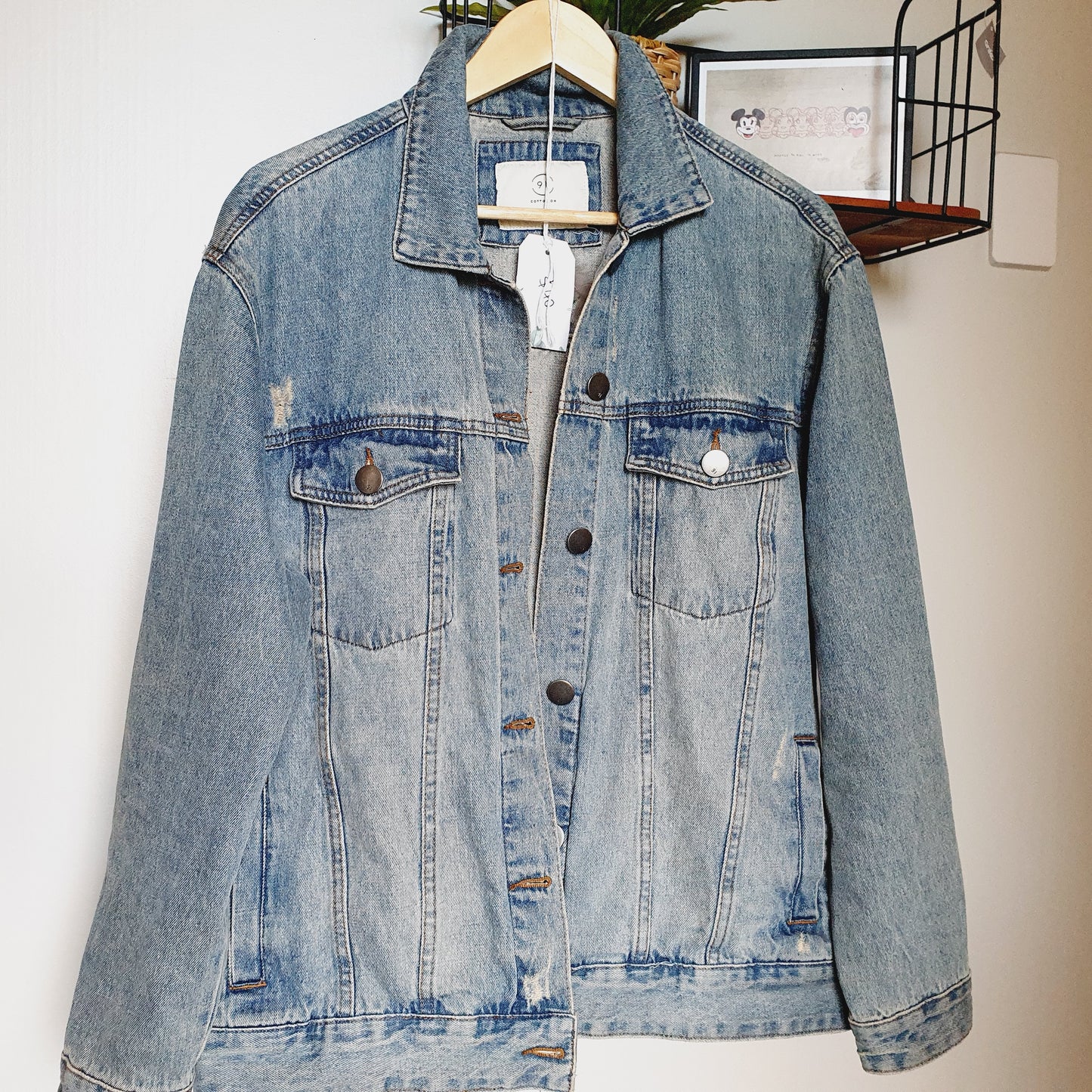 Kaitiaki Whiore - Cotton On Denim Jacket (Adult Large / 12)