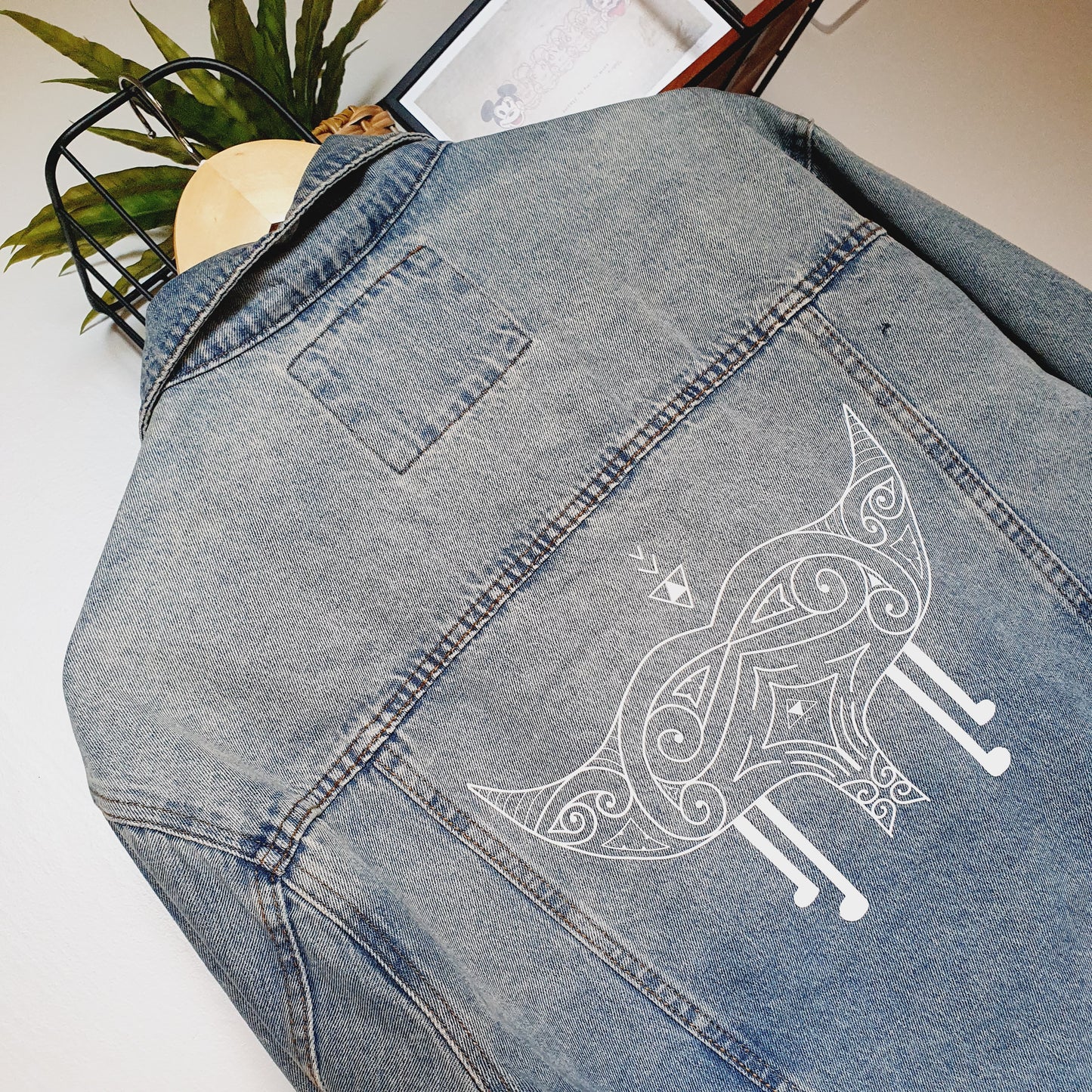 Kaitiaki Whiore - Cotton On Denim Jacket (Adult Large / 12)