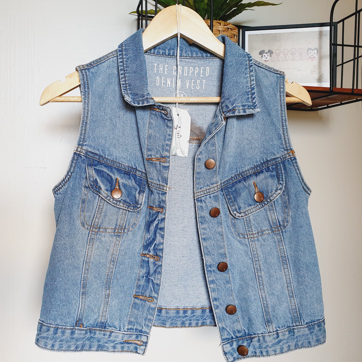 Kaitiaki Ano - Denim Sleeveless Vest (10 Adult)