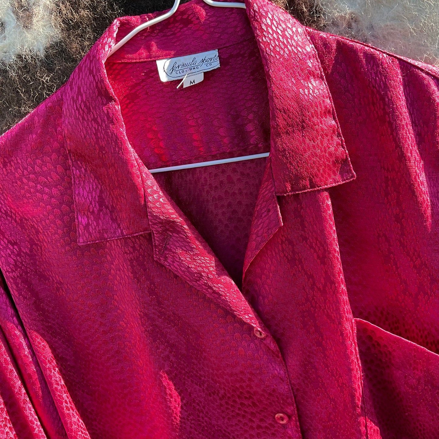 Vintage Formula Sports Leopard blouse (M adult)