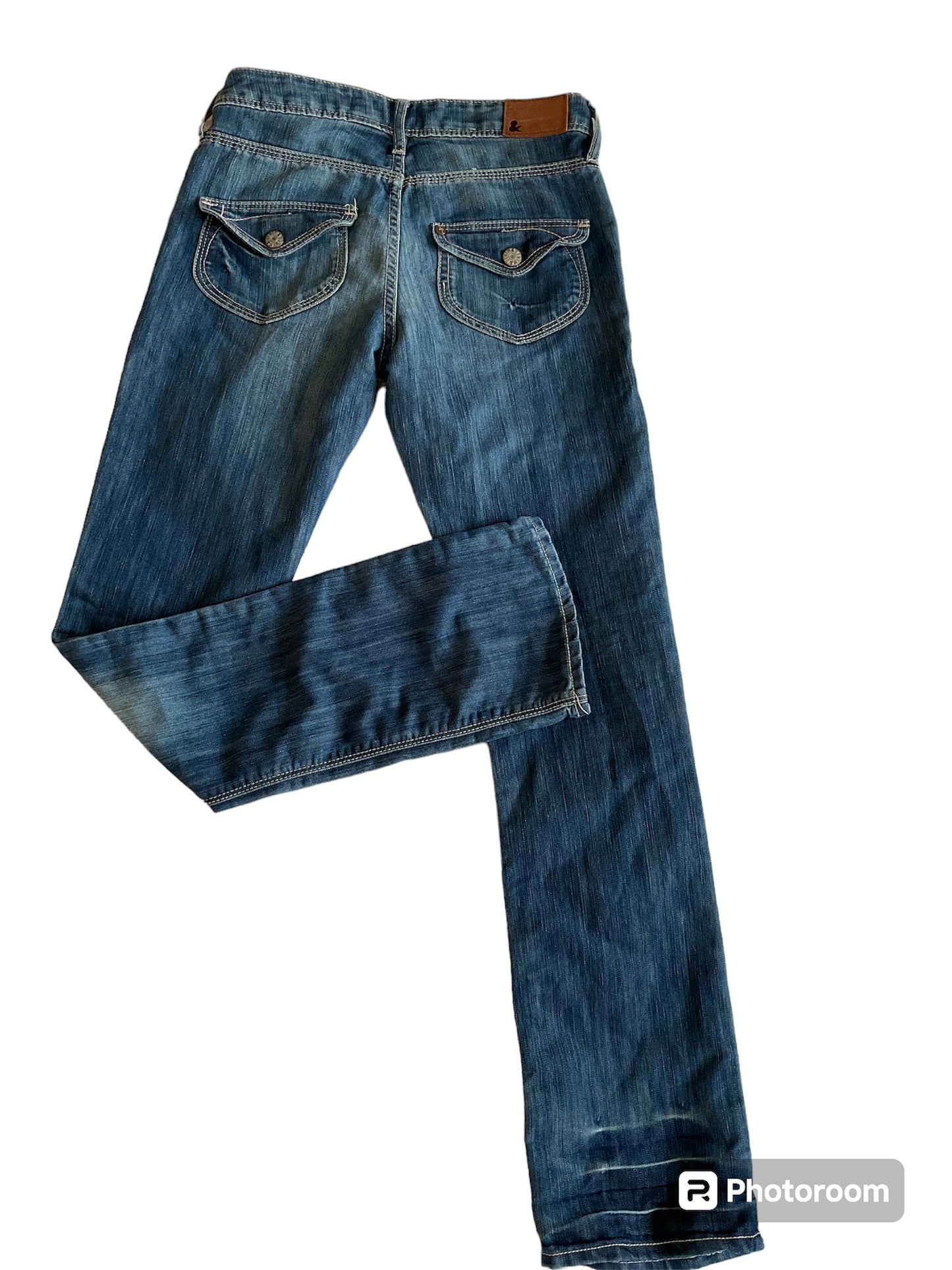 & Fit Star Denim Jeans (rangatahi 12y)