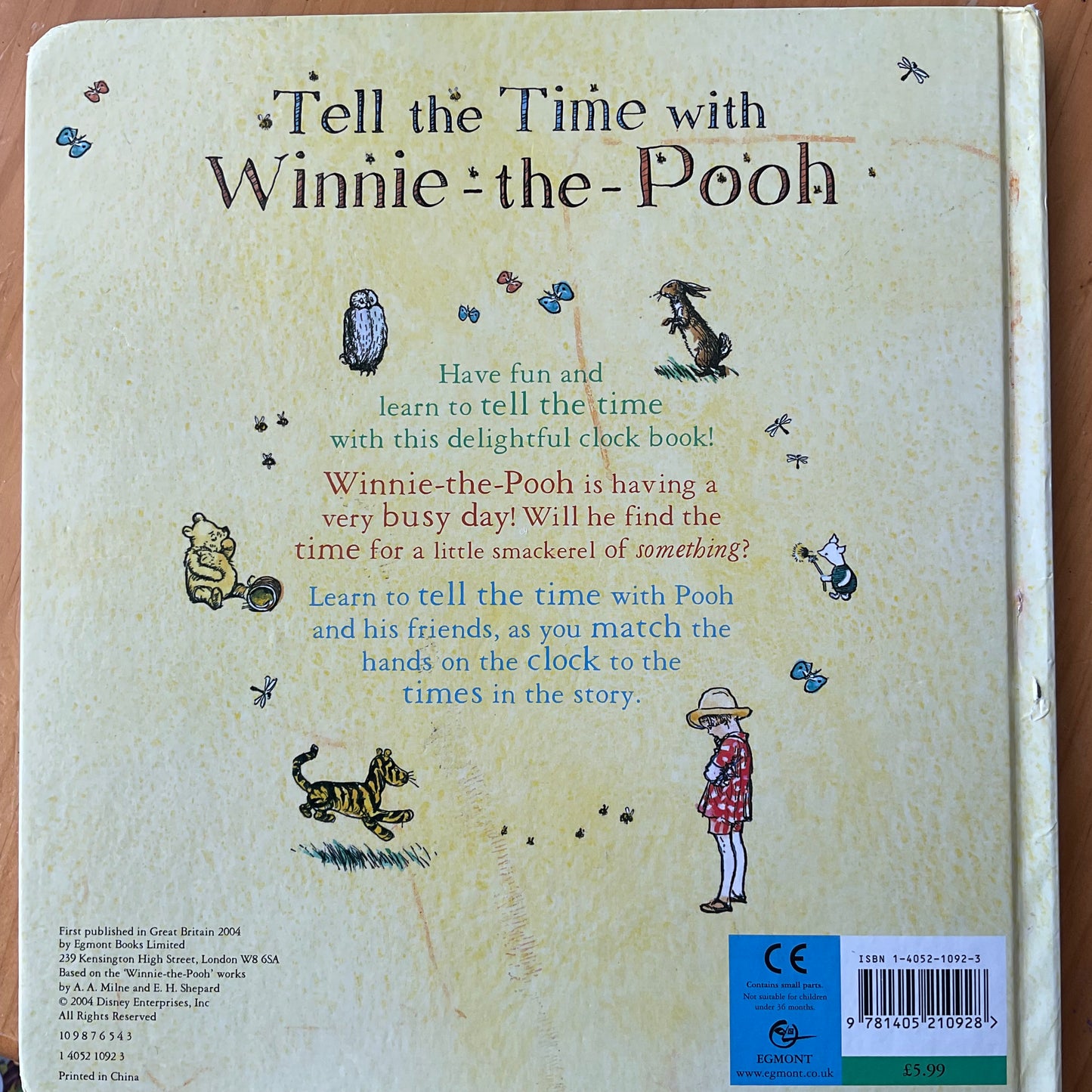 Tell The Time With Winnie The Pooh Board Book