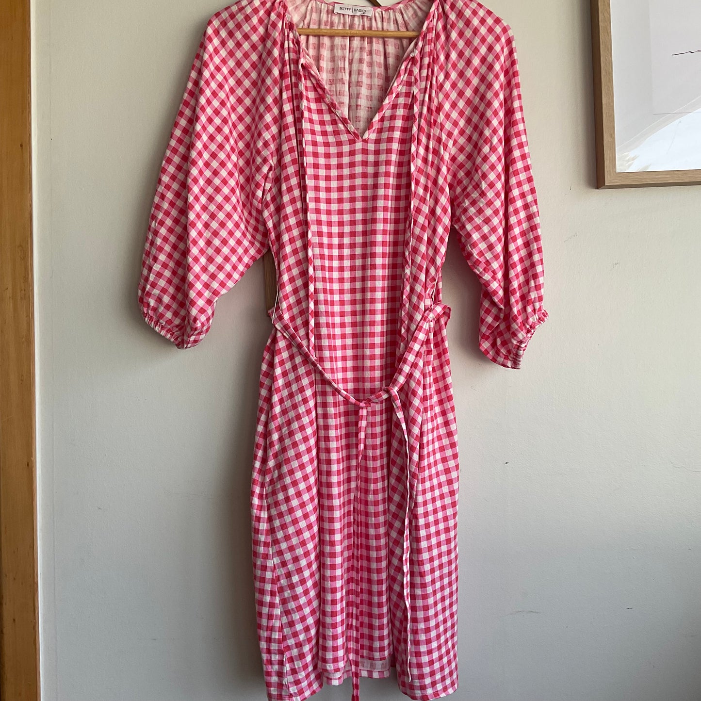 Betty Basics Pink Gingham Dress (Women’s 10)