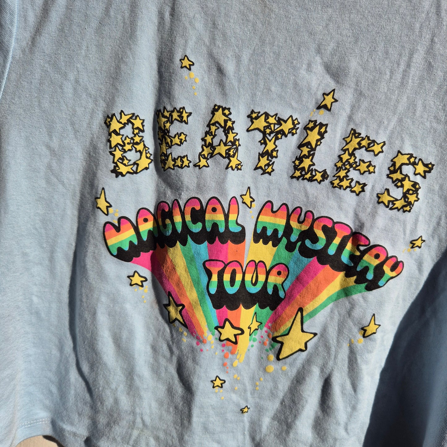 Cotton On x The Beatles Crop Tee (Women's Large/youth)