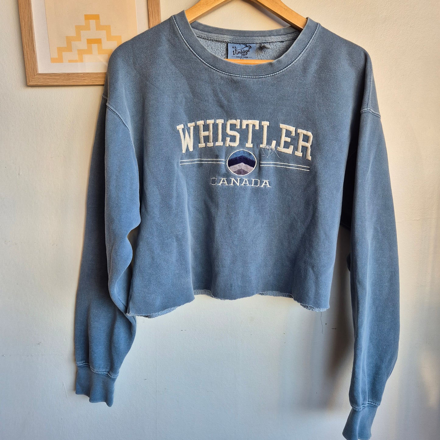 US Vintage Whistler Crop Crew (Adults M)