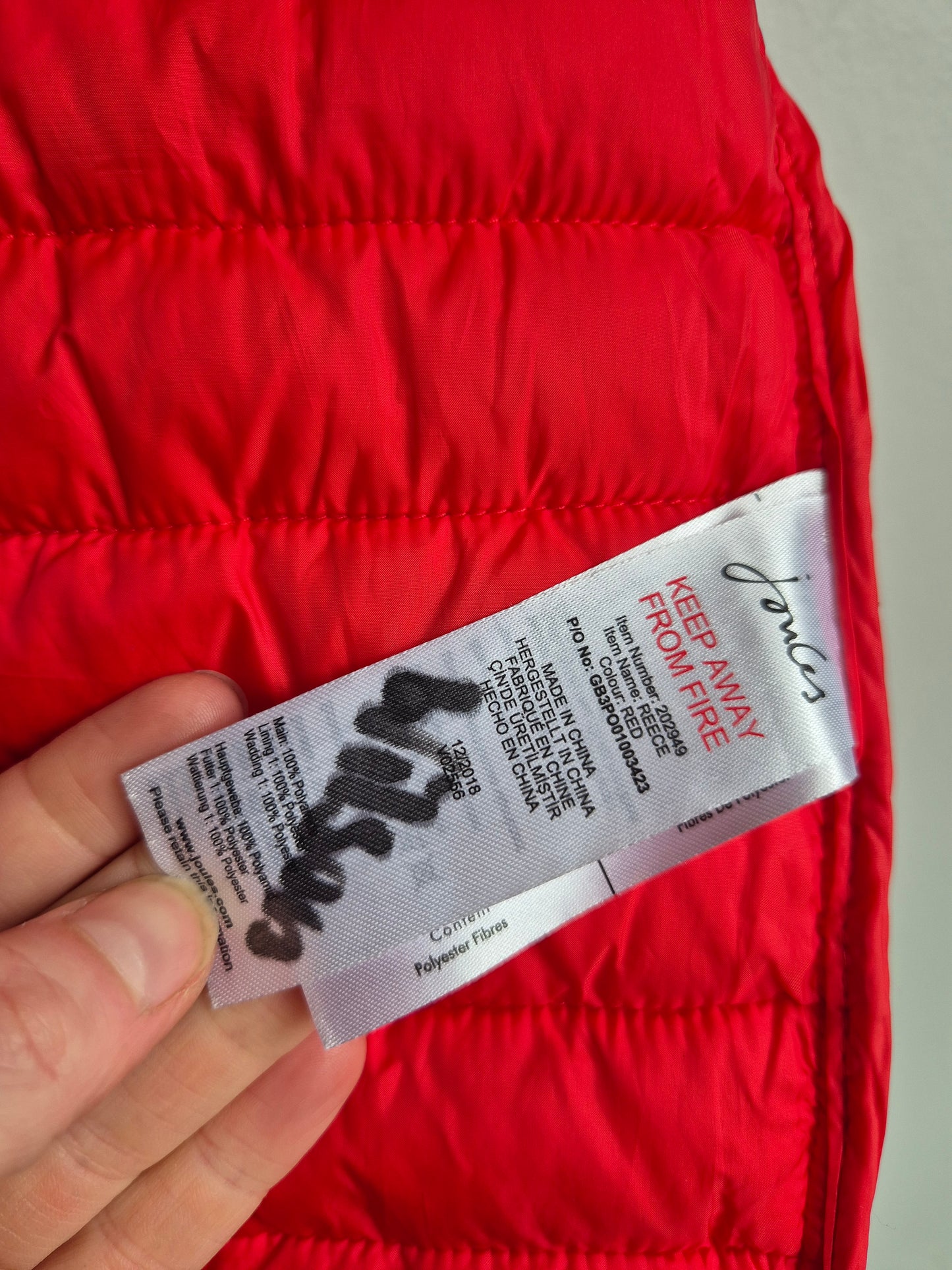 Joules Puffer Jacket (9-12m)