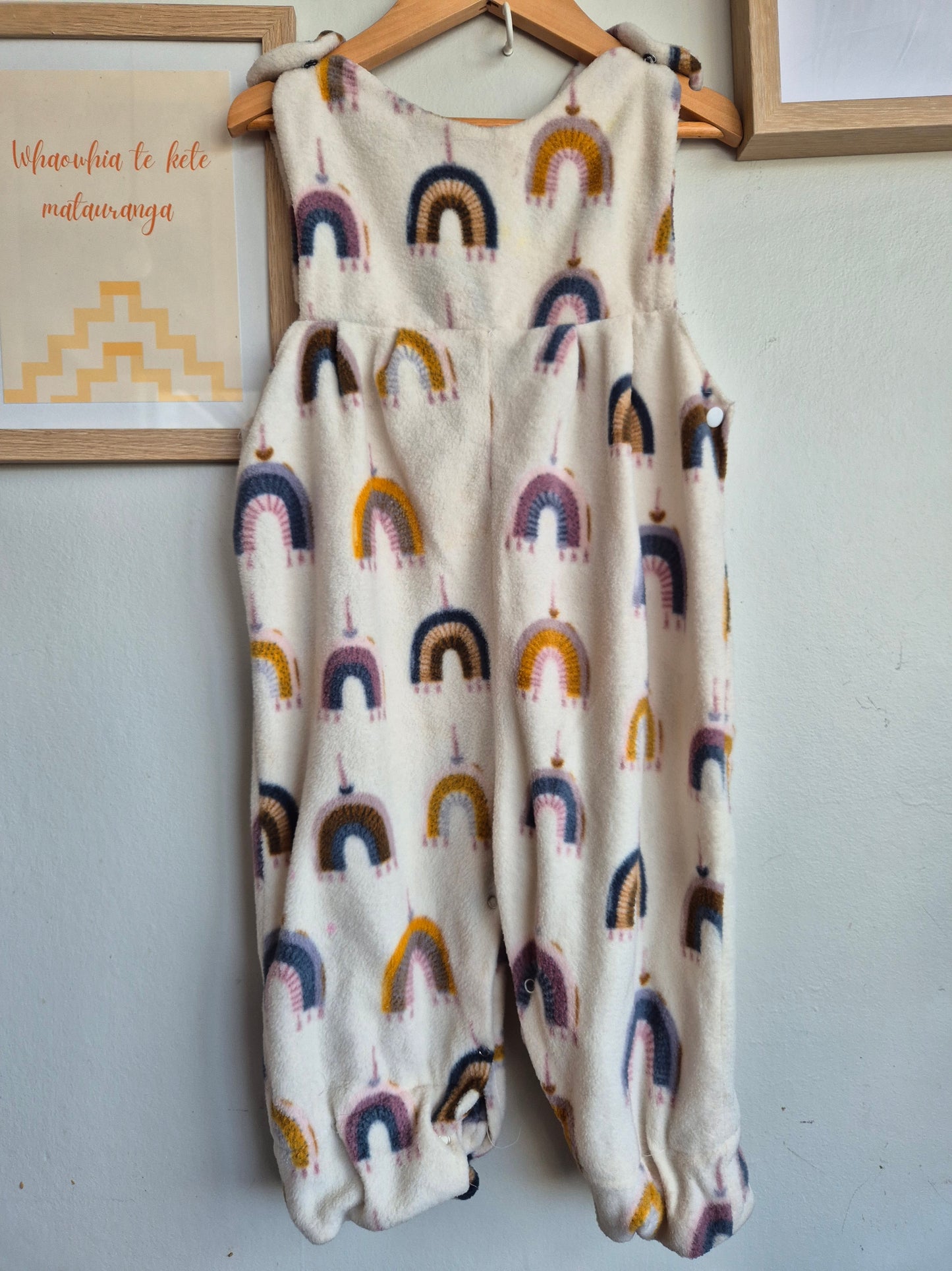 Handmade Fleece Romper (1-2y)