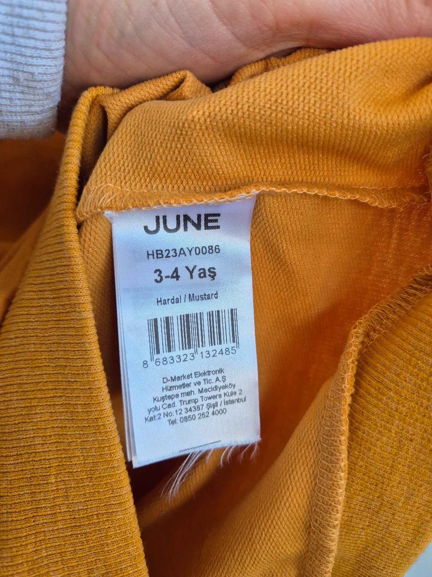 June Mustard Crew (3-4y)