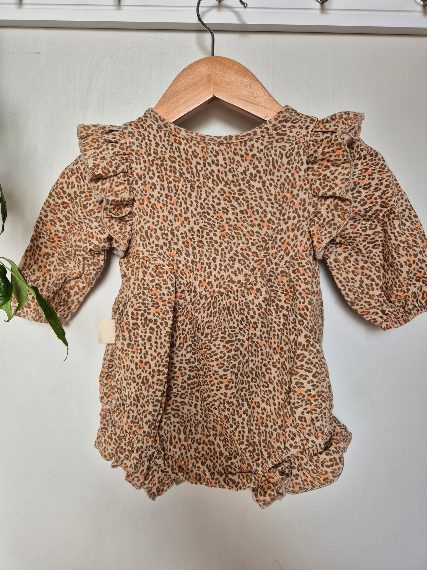 Kapow Leopard Romper (3-6m)