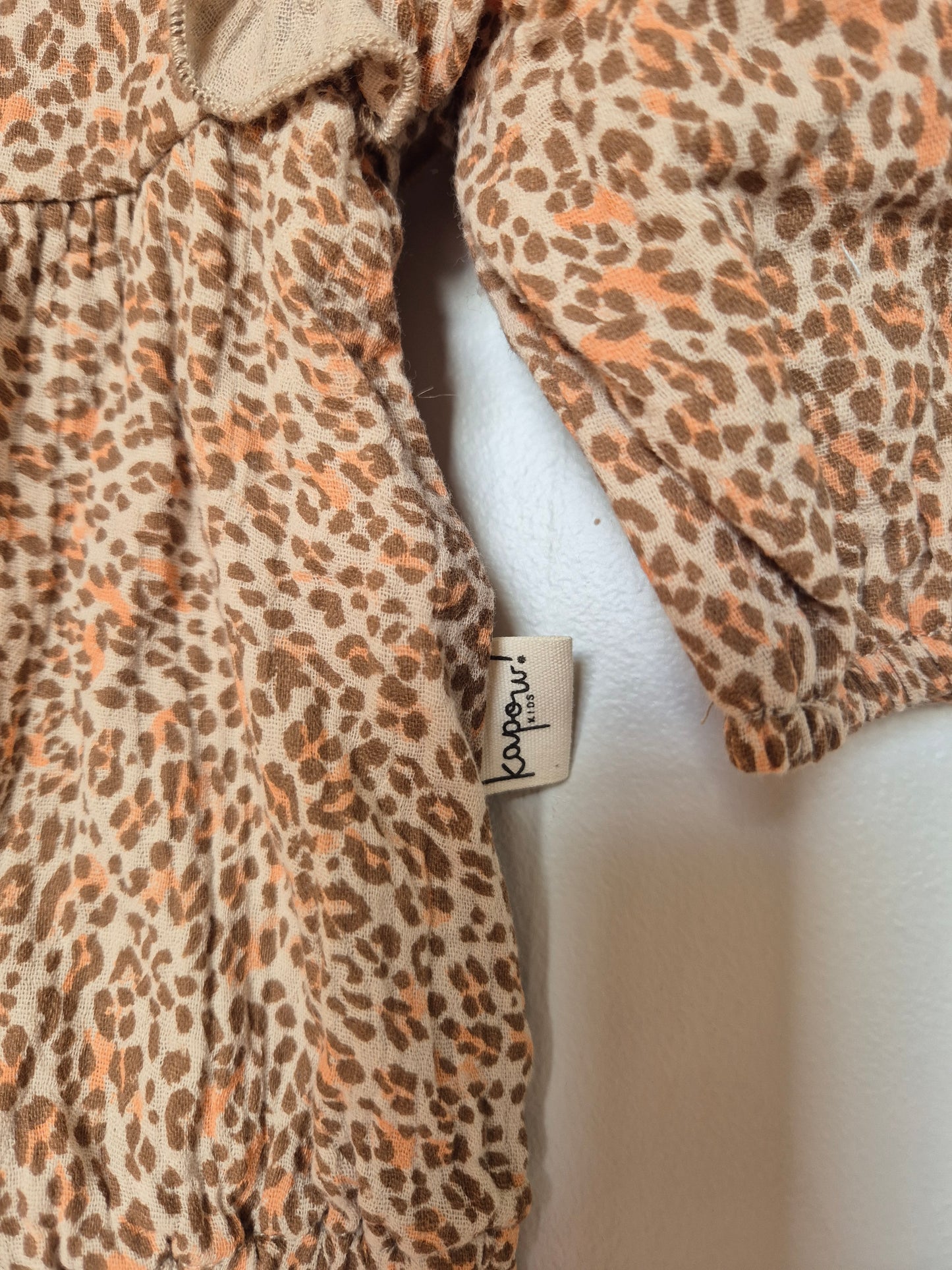 Kapow Leopard Romper (3-6m)