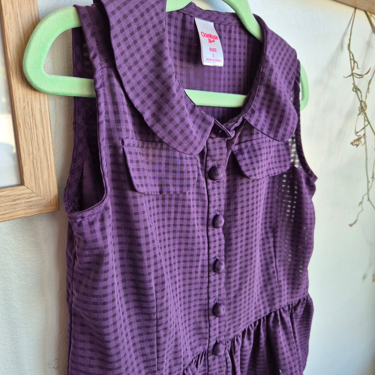 Oshkosh Purple Blouse (3y)