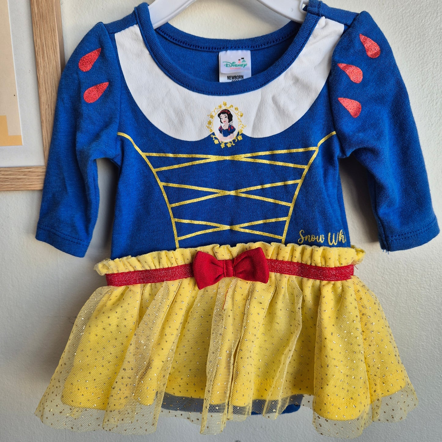 Disney Snow White Dress Bodysuit (newborn)