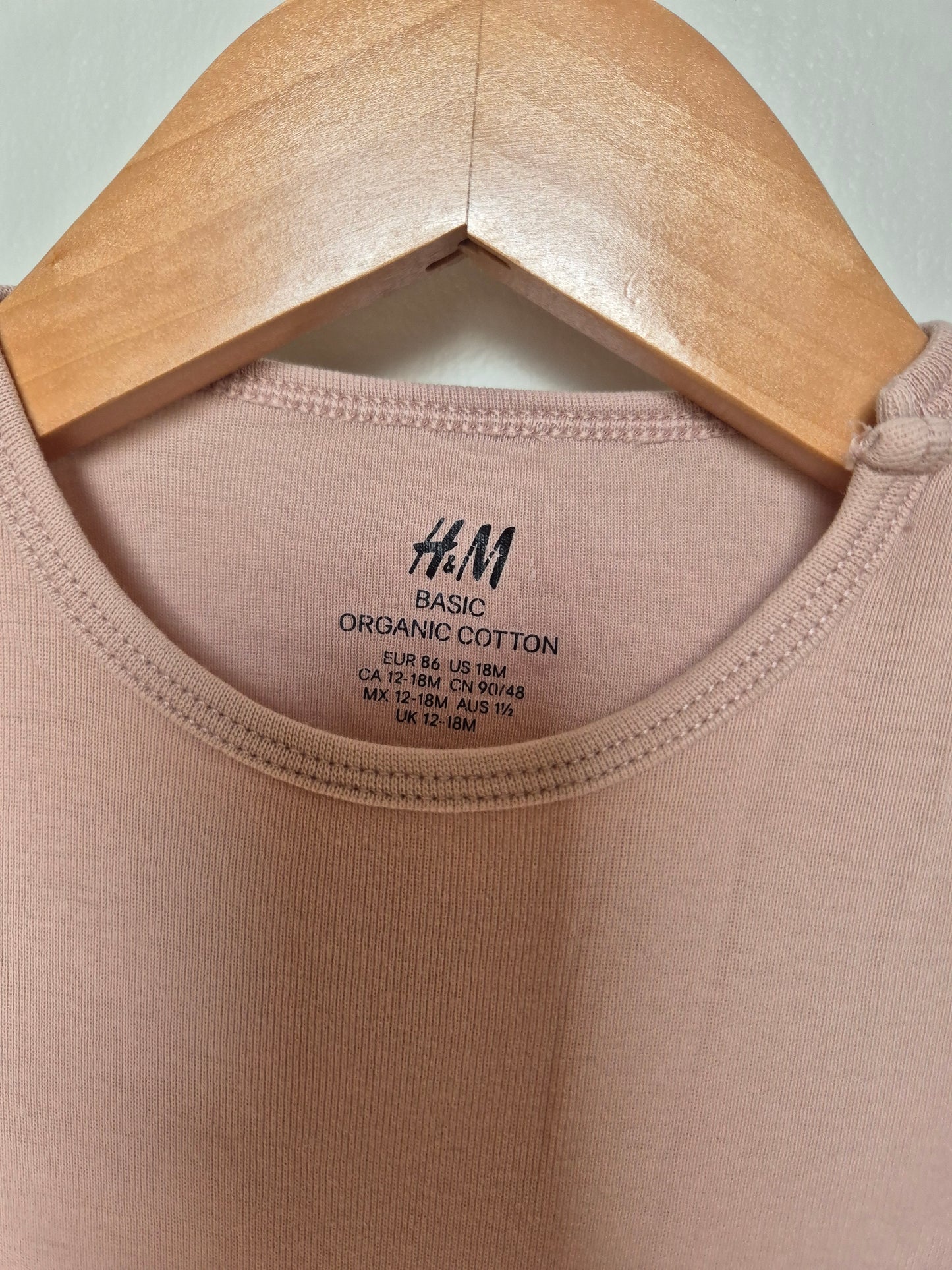 H&M Basics Bodysuit Set (6m)