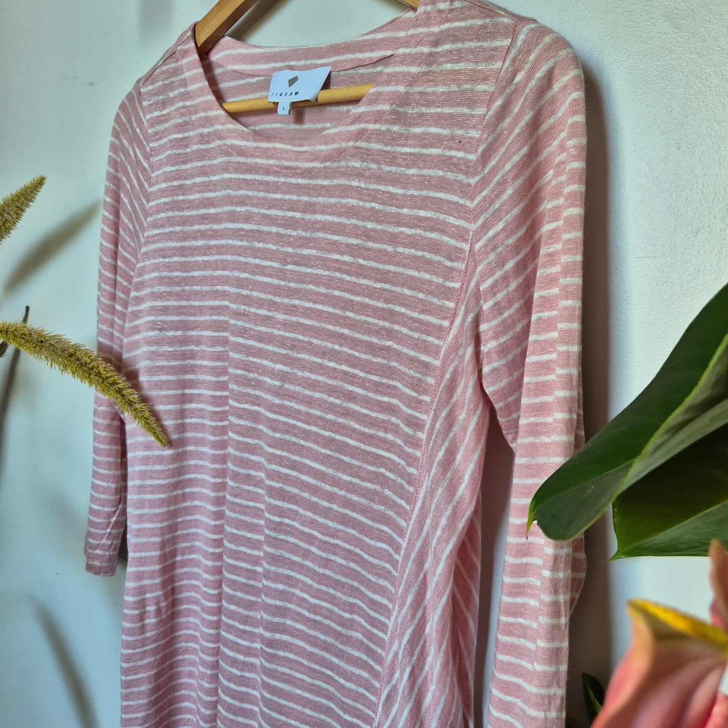 Jigsaw Linen Top
