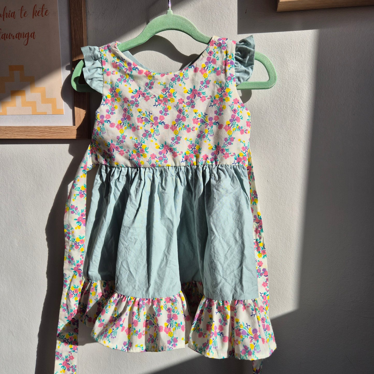 Vintage Style Handmade Dress (6-12m)