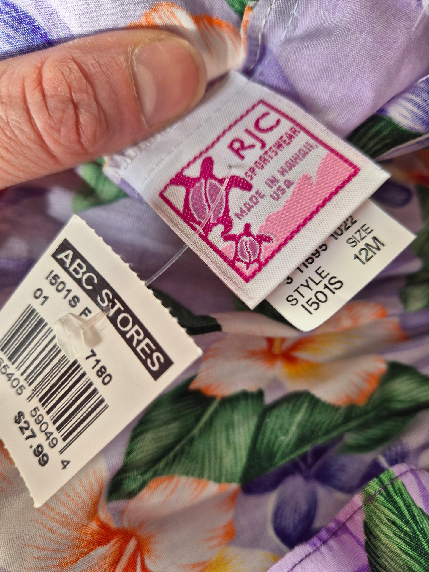 RJC Sportswear Hawaiian Set (12m)