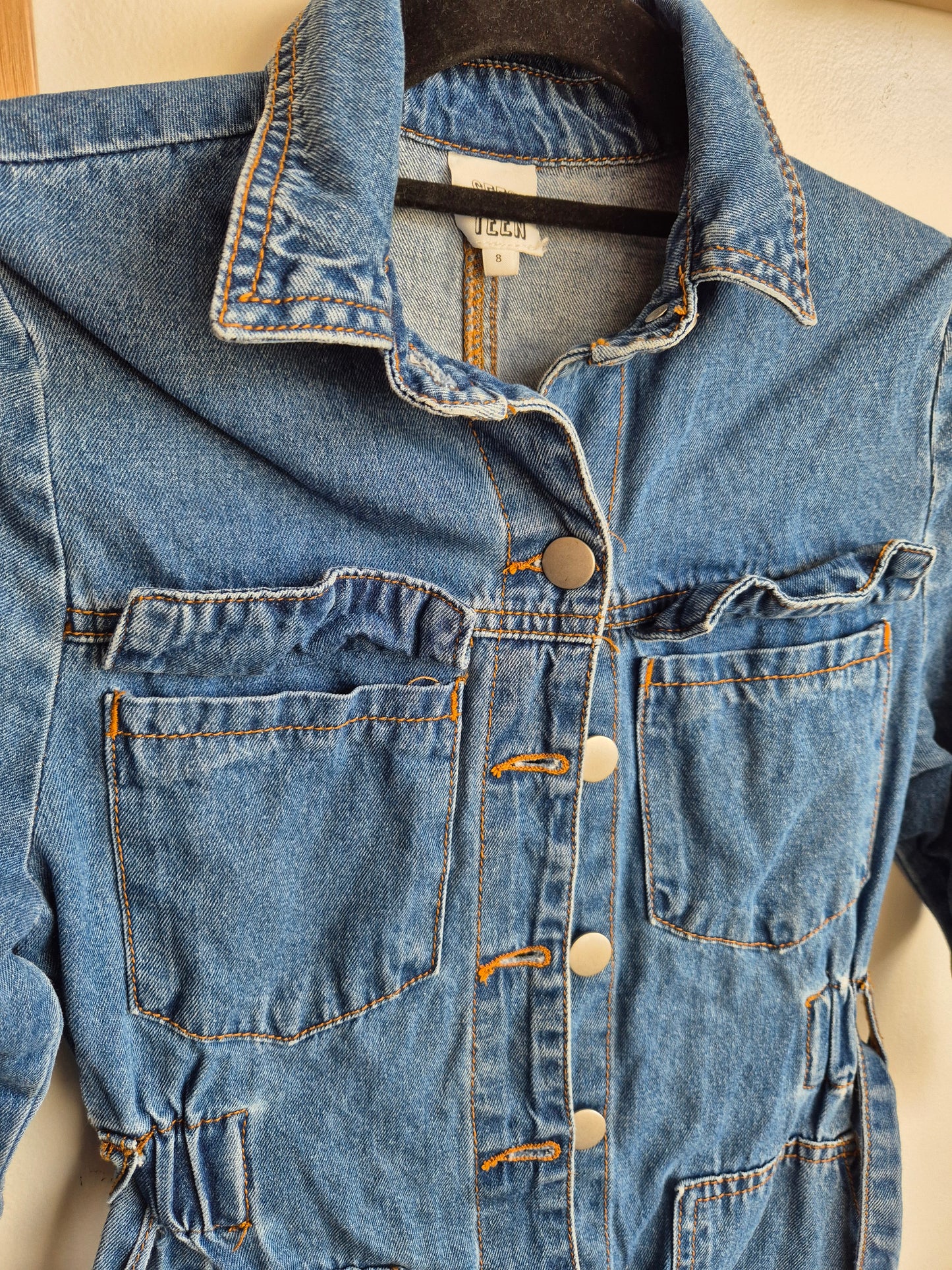 Seed Teen Denim Boiler Suit (8 Teen)