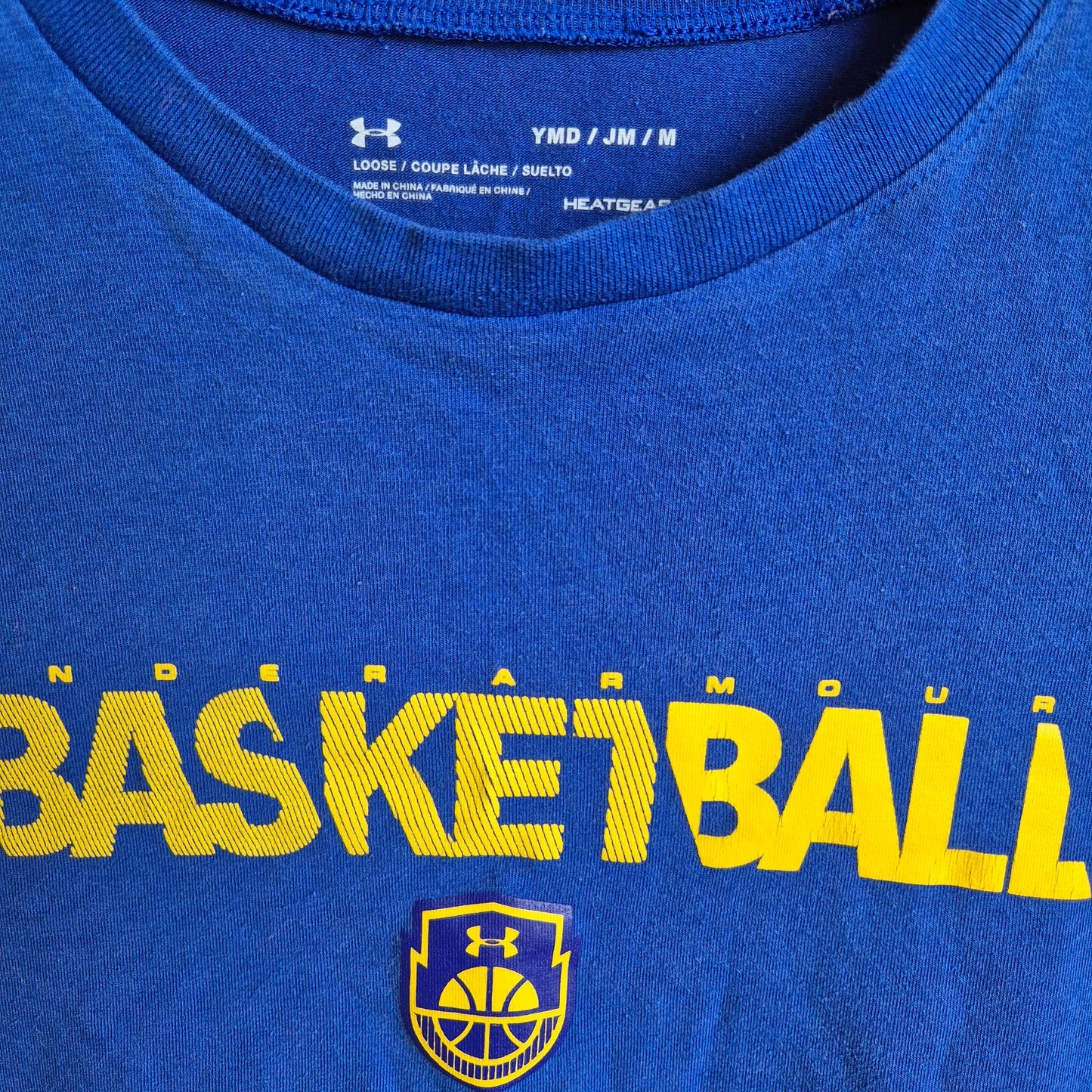 Under Armour Basketball Tee (Youth Medium)