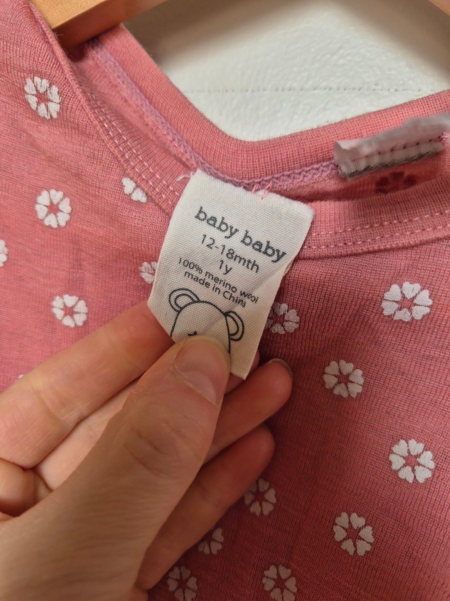 Baby Baby Merino Bodysuit (12-18m)