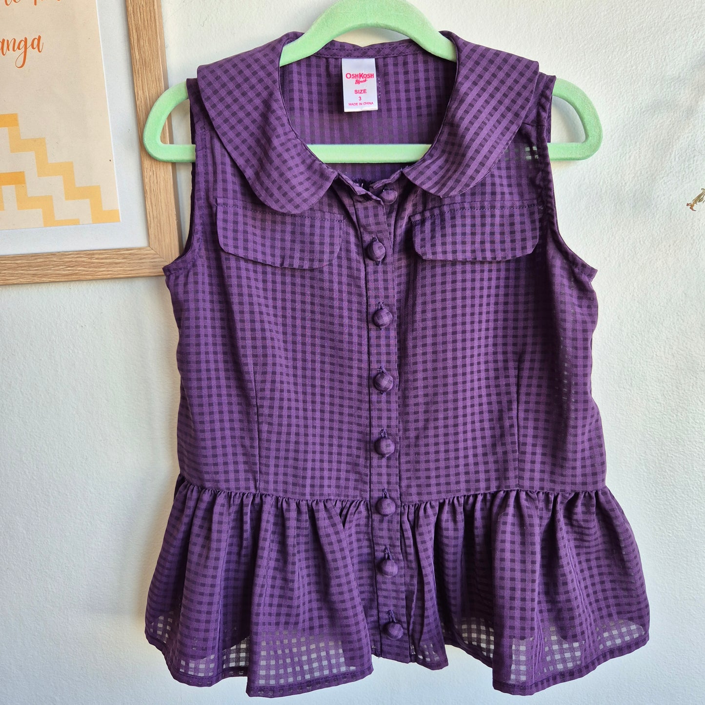Oshkosh Purple Blouse (3y)