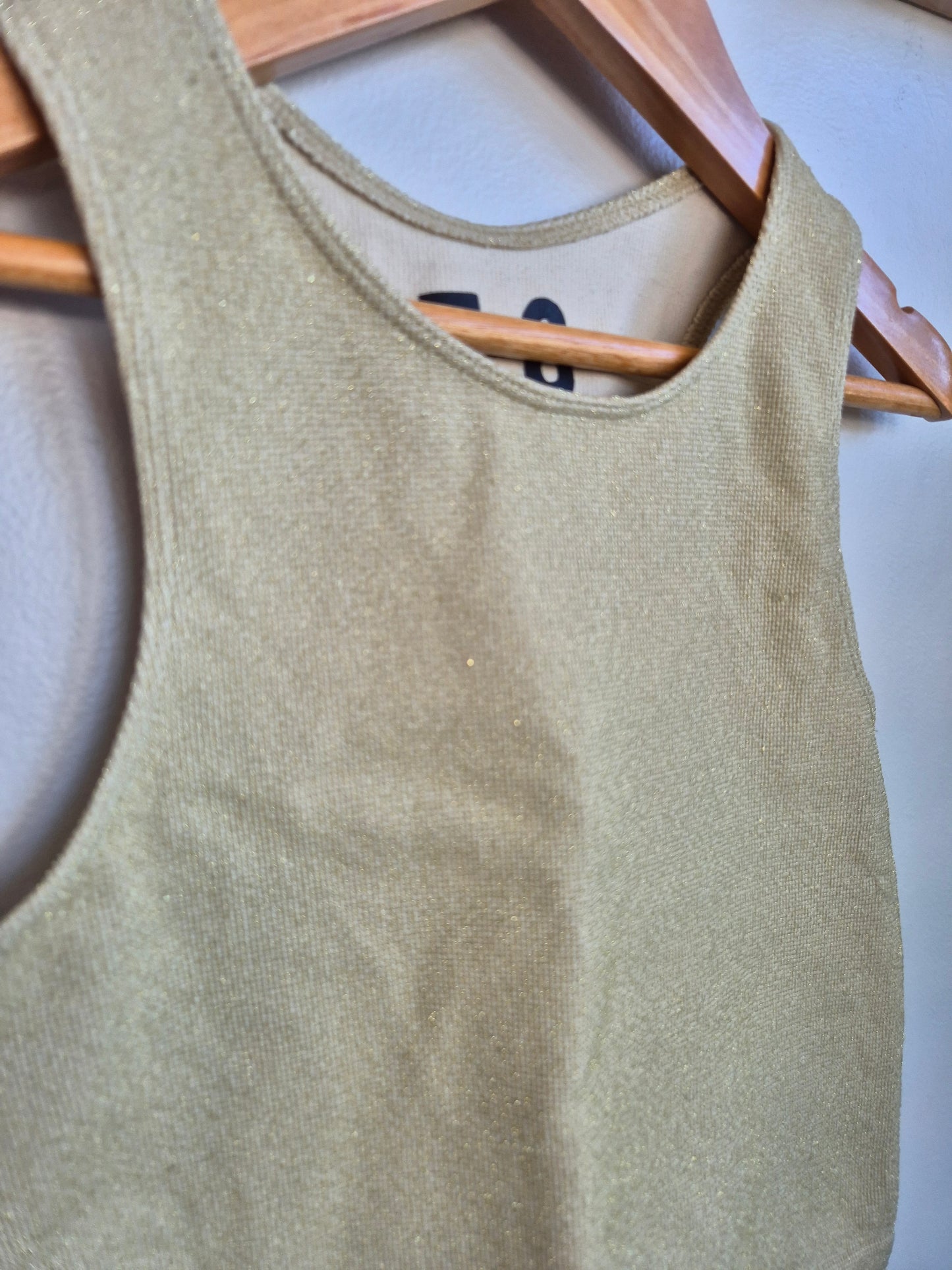 C.O.K Gold Shimmer Singlet (7-8y)