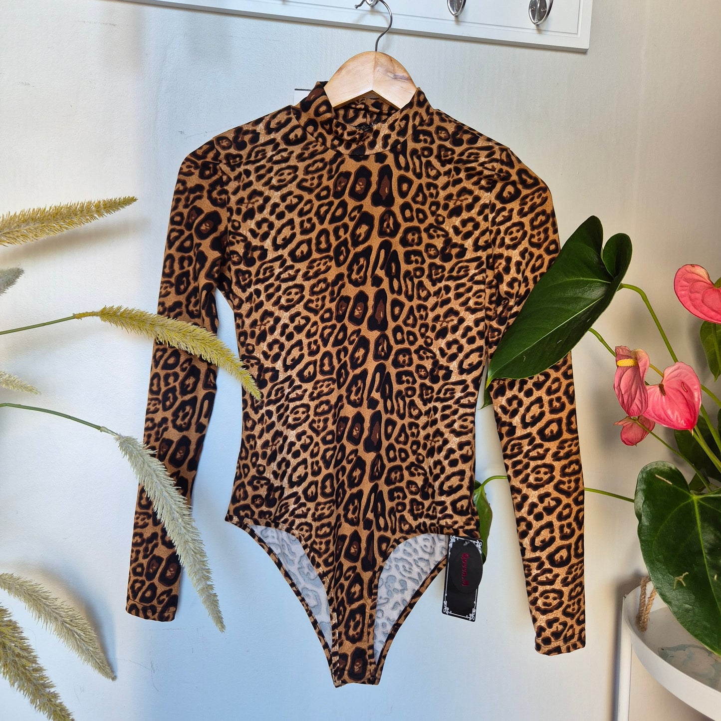 BNWT Leopard Bodysuit (Womens 10)