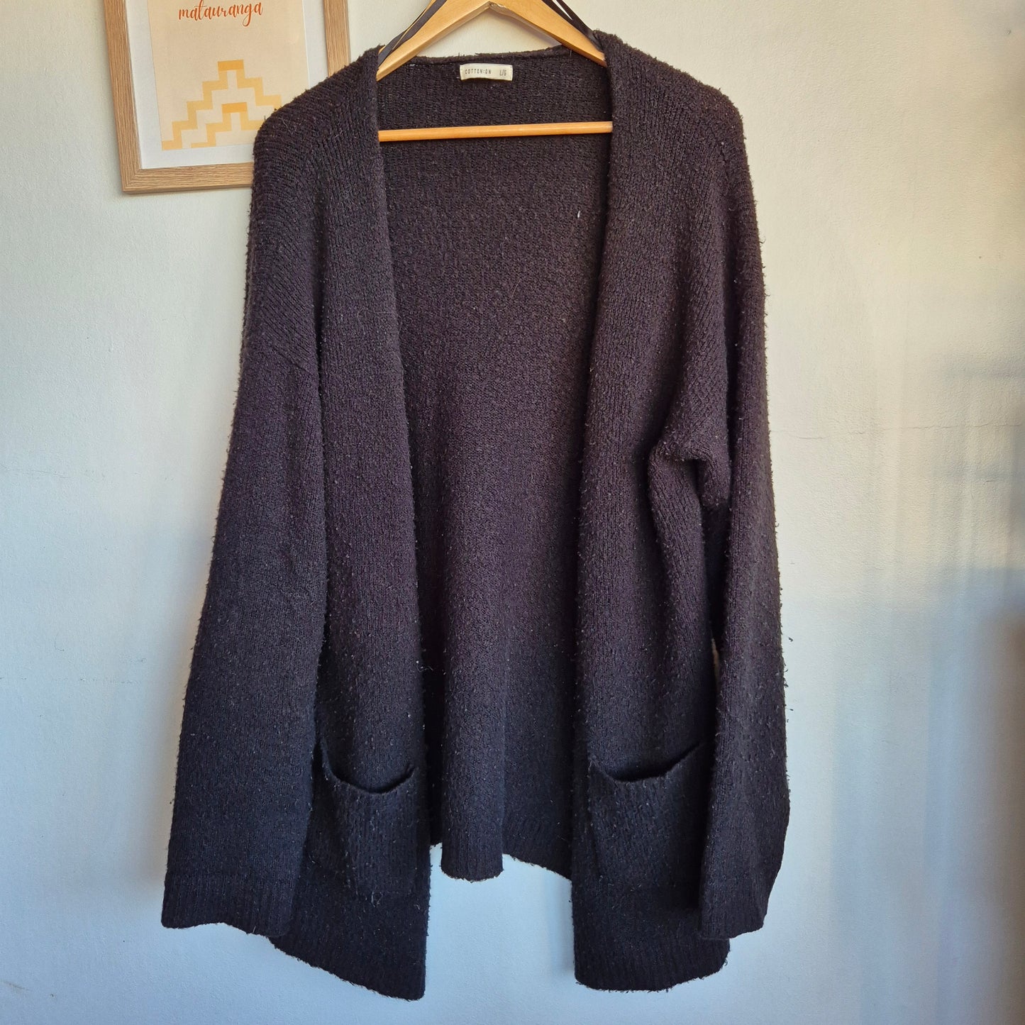 Cotton On Black Cardi (Women's Large)