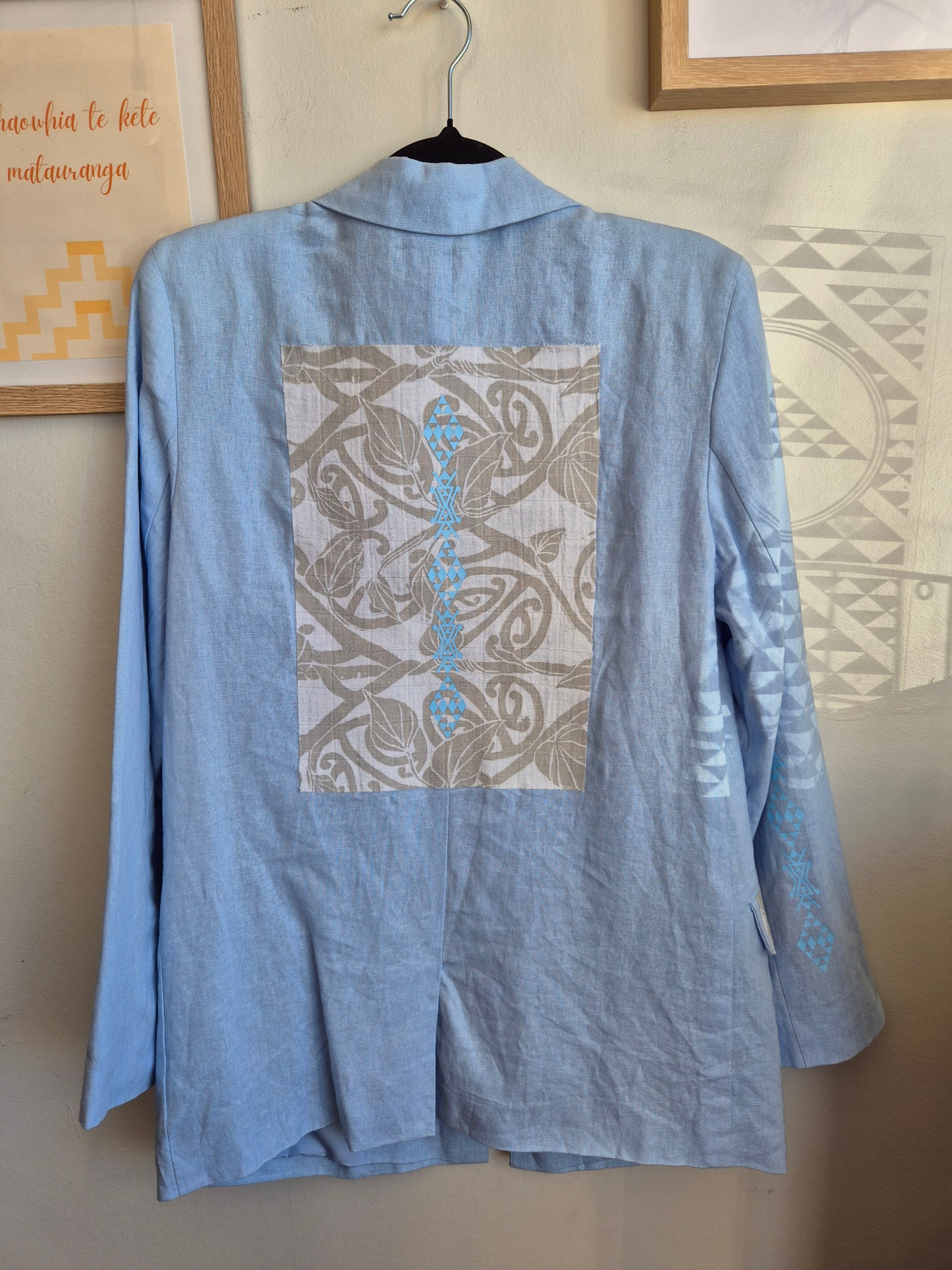 Toitū Kākahu - Blue Anko Blazer (Women's 6)