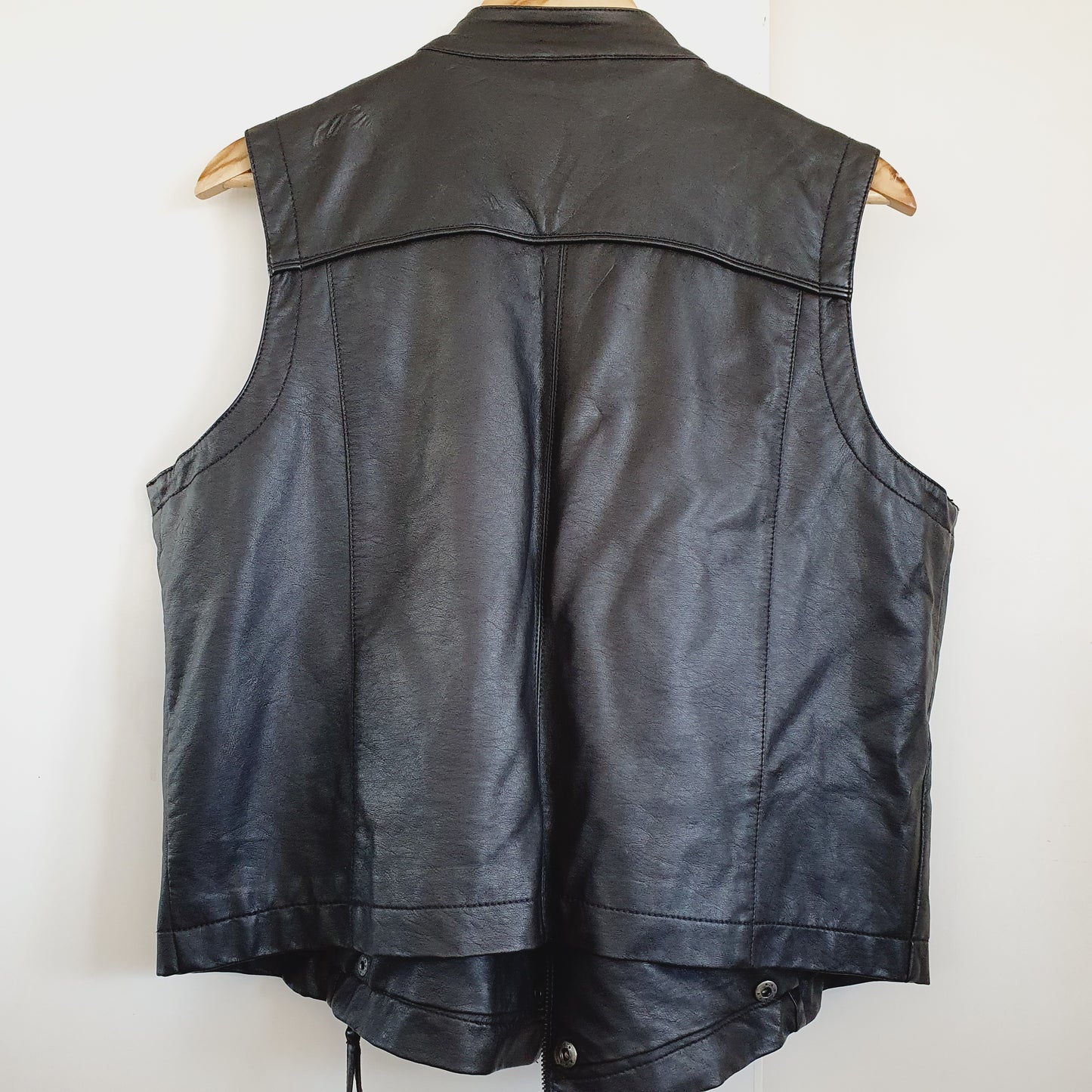 Runway NYC Faux Leather Vest (18) *SALE