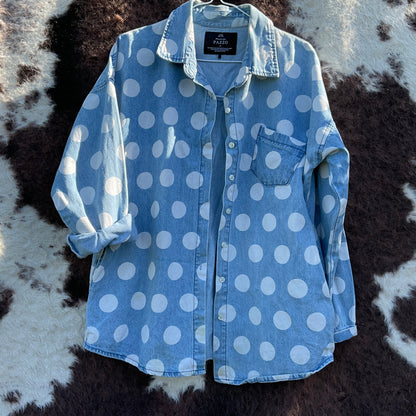 American Chic Pazzo Denim Shirt (adult M)