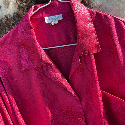 Vintage Formula Sports Leopard blouse (M adult)