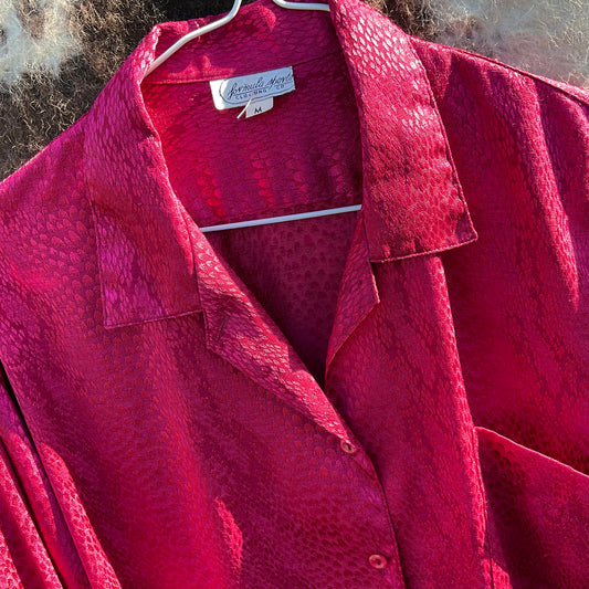 Vintage Formula Sports Leopard blouse (M adult)