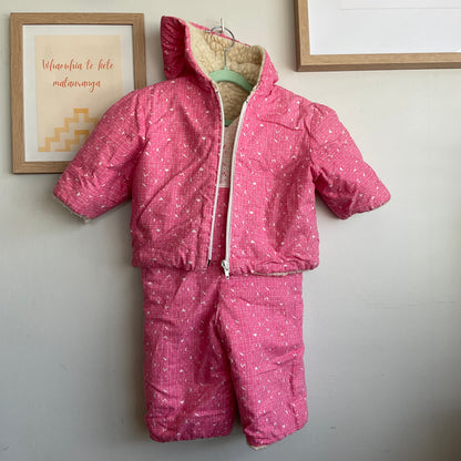 Handmade Sheepskin Winter Suit (6-18m)