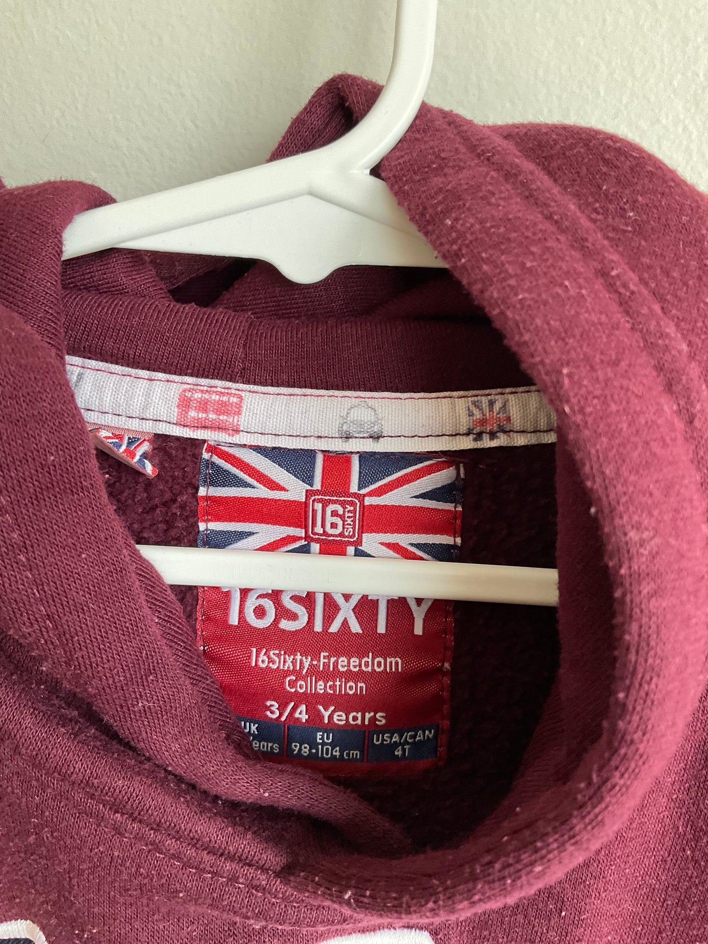 16sixty London Hoodie (3/4y)