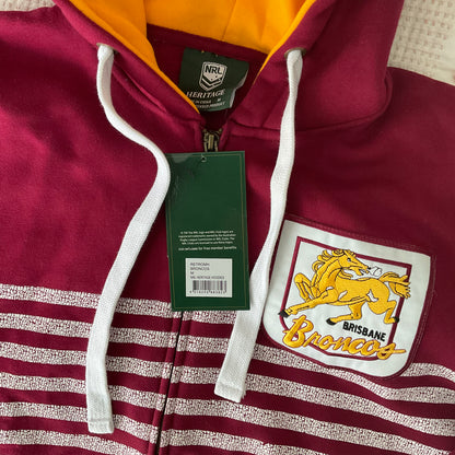 2004 NRL Broncos Heritage Hoodie (BNWT- adult M) *SALE