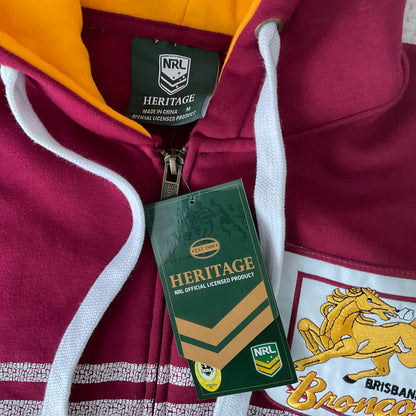 2004 NRL Broncos Heritage Hoodie (BNWT- adult M) *SALE