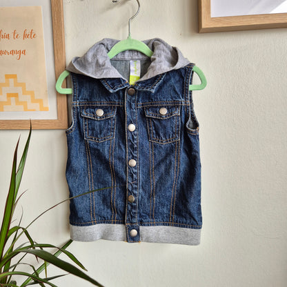 Mana Motuhake : Dymples Denim Vest (2y)