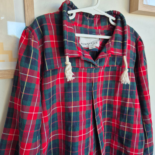 Young Vogue Plaid Top (10y)