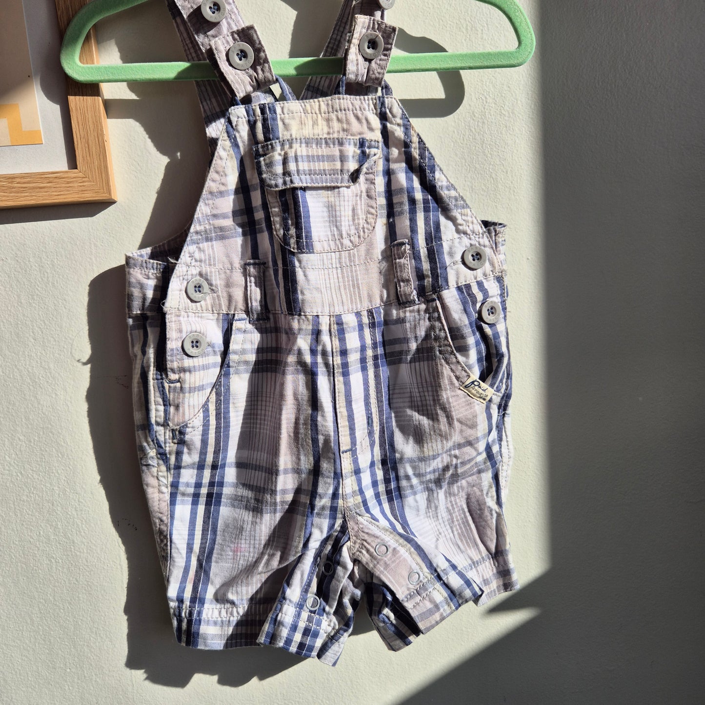 Pumpkin Patch Overalls (0-3m)