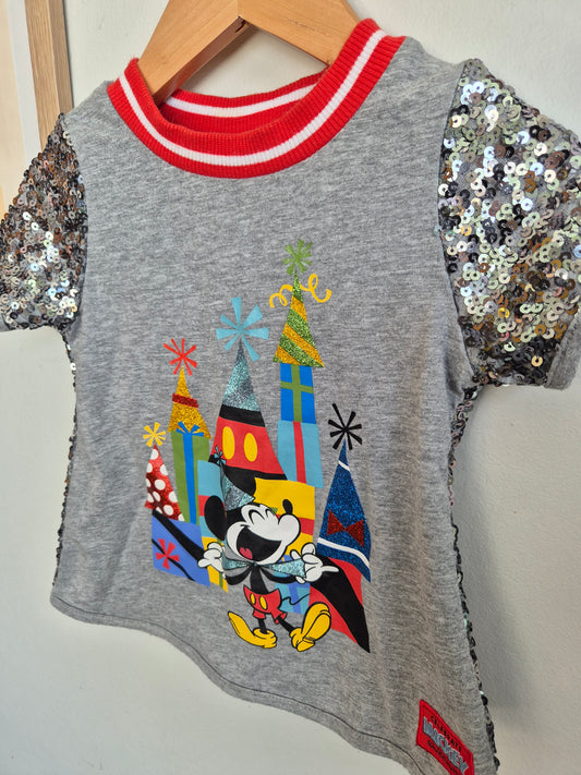 Disney Mickey Tee Sequined (3-4y)