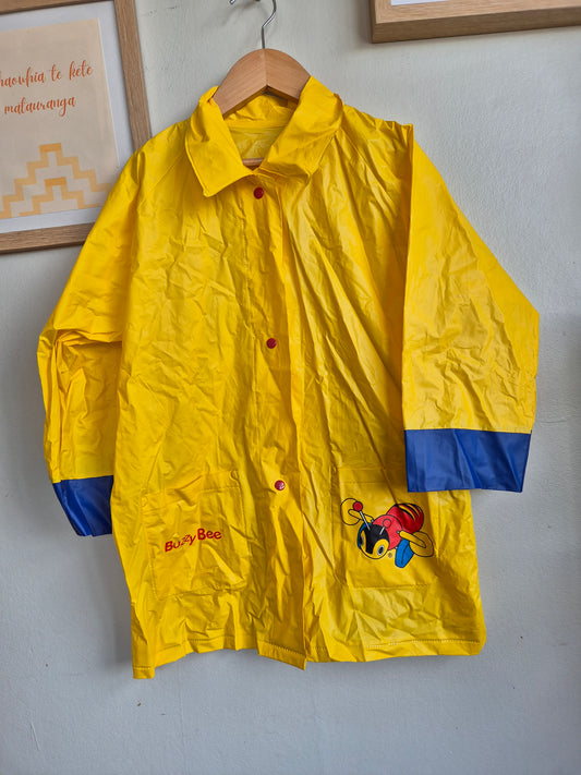Buzzy bee rain coat (3-5y)