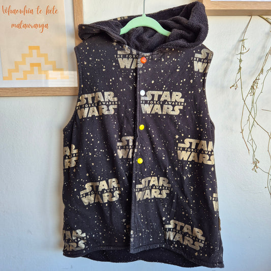 Handmade Starwars Fleece Vest (approx 5-7y)