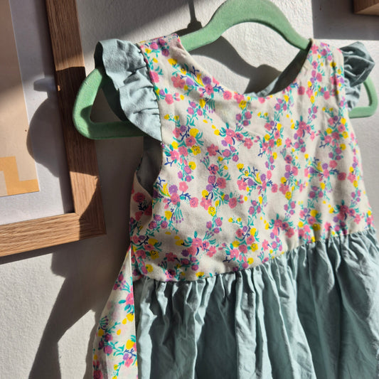 Vintage Style Handmade Dress (6-12m)