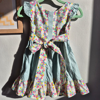 Vintage Style Handmade Dress (6-12m)