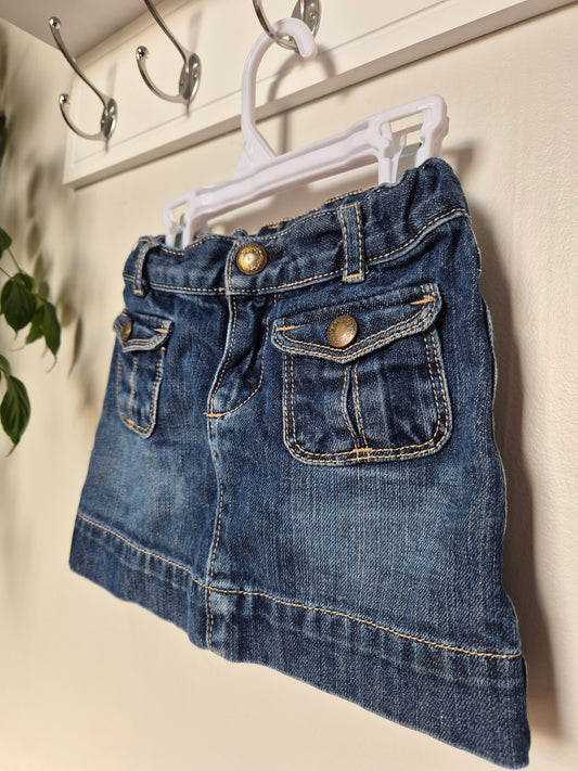 Gap Toddler Denim Skirt (small 2-4y)