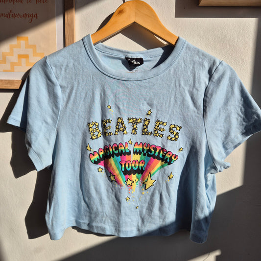 Cotton On x The Beatles Crop Tee (Women's Large/youth)