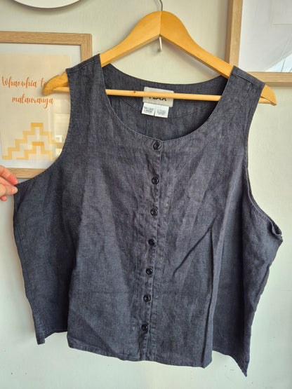 FLAX Linen Top (Adults Large)