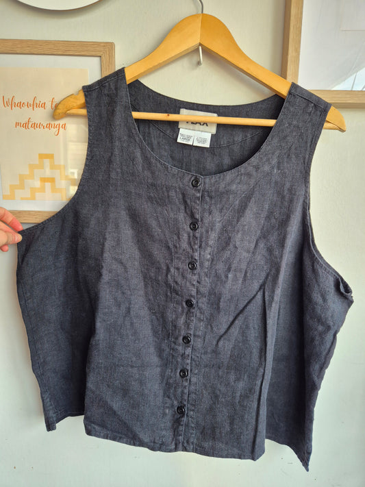 FLAX Linen Top (Adults Large)